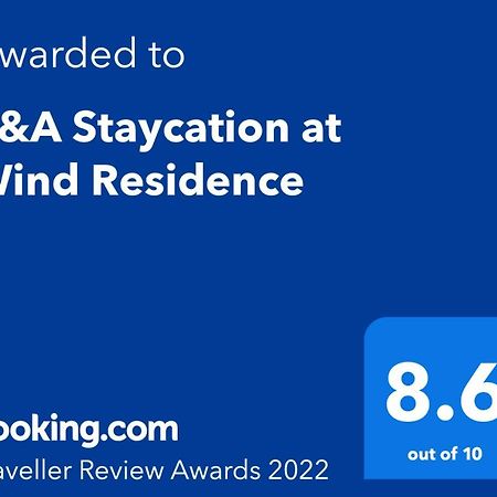 R&A Staycation At Wind Residence Tagaytay City Exterior photo